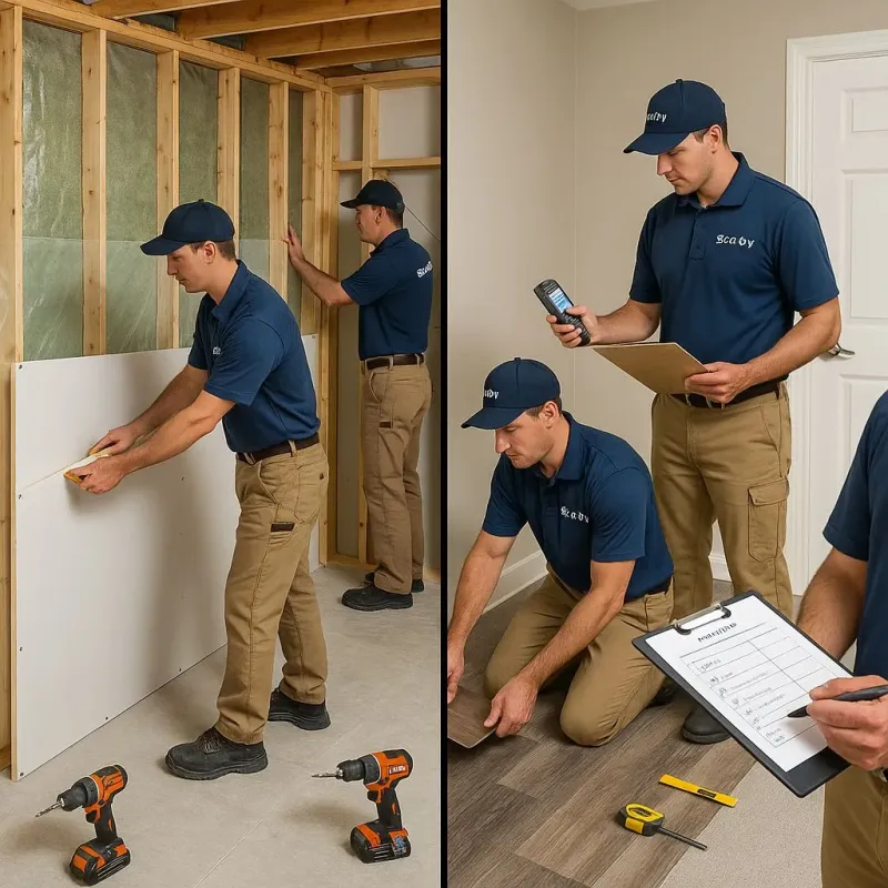 Repairs and Reconstruction process in New Hope, AL
